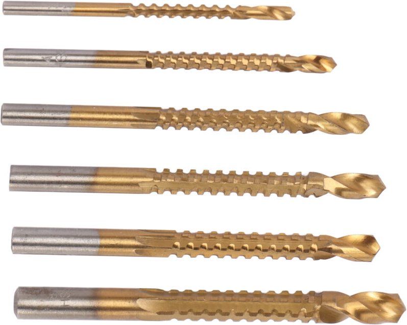 Seitenschneidbohrer-Set, Spiralsägenbohrer-Set, gezahnte Bohrer, Schreinerbohrer, Metallsäge für Holz, Metall und Kunsts...