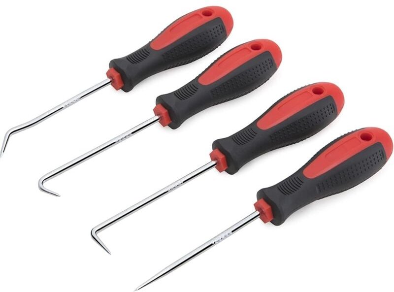 Tigrezy - Präzisionshaken- und Pick-Set für die Automobilindustrie 4-teiliges Handwerkzeug