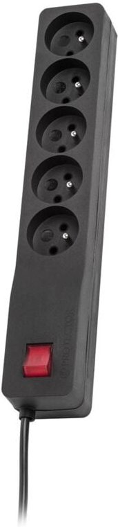 Lestar ZX 510 5m Überspannungsschutz-Steckdosenleiste schwarz (ZX 510 G-A K.:CZ 5,0M)