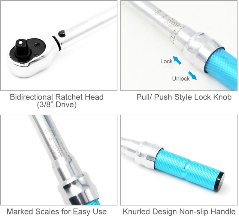 YWBL-WH 5 Stück Ratschenhorn 3/8 Zoll Horn