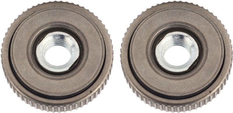 Asixxsix Winkelschleifer-Druckplatte, 2 Stück M14 50mm Schnellspann-Winkelschleifer-Brückenmutter.