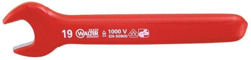 WALTER Einmaulschlüssel vollisoliert, Schlüsselweite: 10 mm