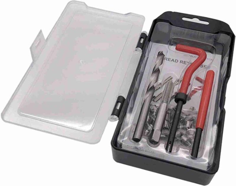 M14 x 1,5 Gewindereparaturset, 15-teilig, für Hubschrauber geeignet, 14 mm beschädigtes Gewinde