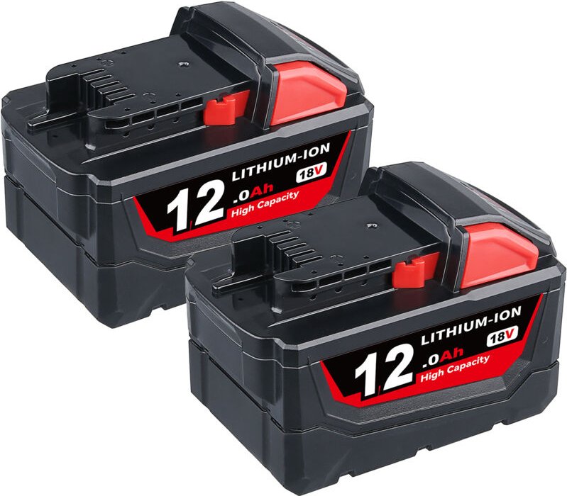 PDstation 2X Für Milwaukee M18 XC 12,0 Ah M18B5 Lithium-Batterie 48-11-1890 M18B4 48-11-1820 48-11-1850 48-11-1828 M18B6