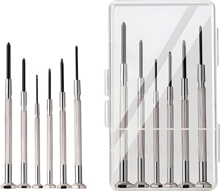 Feinmechaniker Schlitz- und Kreuzschlitz ph Schraubendreher-Satz 6-tlg. - Lntyq