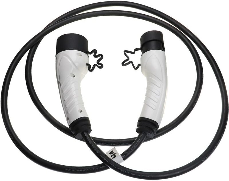 Vhbw - Ladekabel Typ 2 zu Typ 2 kompatibel mit Jeep Grand Cherokee 4xe Elektroauto, 1-phasig, 16 a, 3,5 kW, 3 m