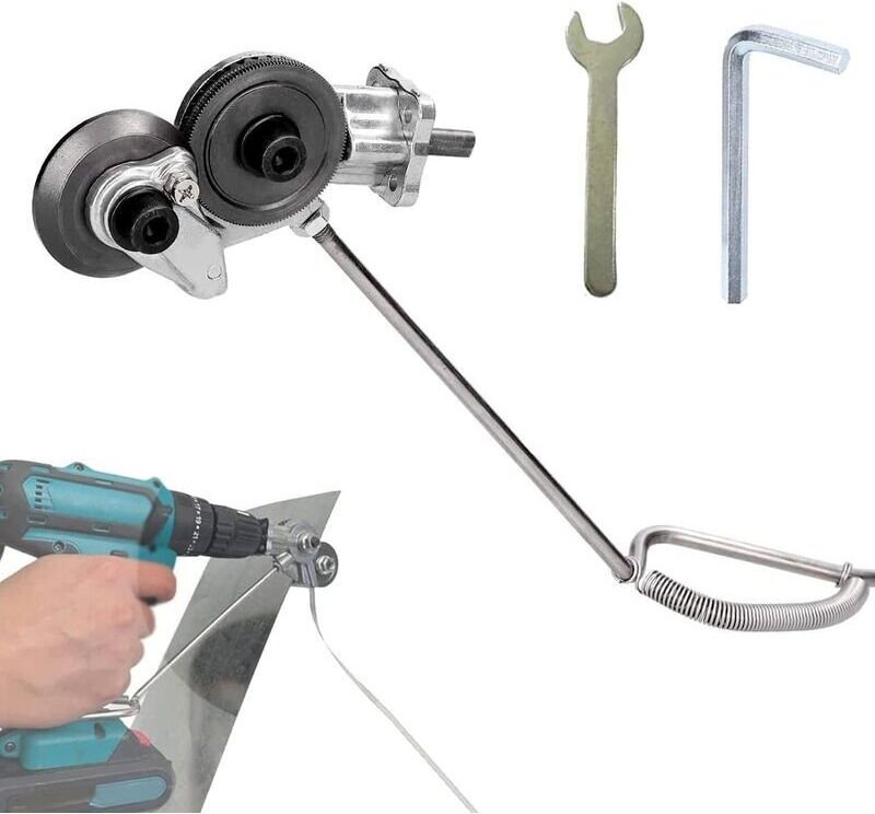 Metallbohrplattenschneider, Metallbohraufsatz mit Adapter, Bohrzubehör