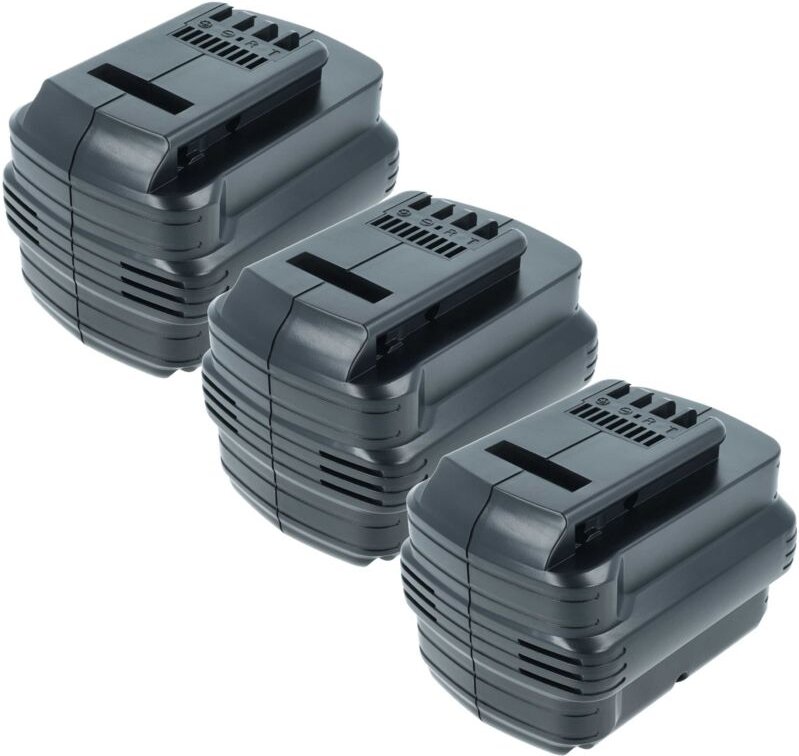 vhbw 3x Akku kompatibel mit Dewalt DW007, DW007KH, DW008K, DW007K-2, DW007K-XE, DW007C2, DW007K Werkzeug (2000 mAh, NiMH...
