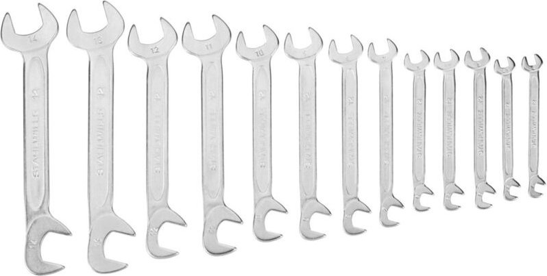 Thumbnail - Klein-Doppelmaulschlüssel-Satz, 13-teilig - Stahlwille