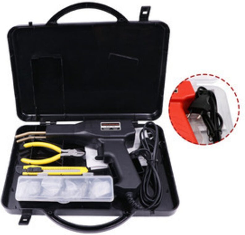 50-W-Kunststoffschweißgerät, Schweißpistolenreparatur mit 200 Heißheftern, Autostoßstangen-Reparaturset, Werkzeug zur Re...
