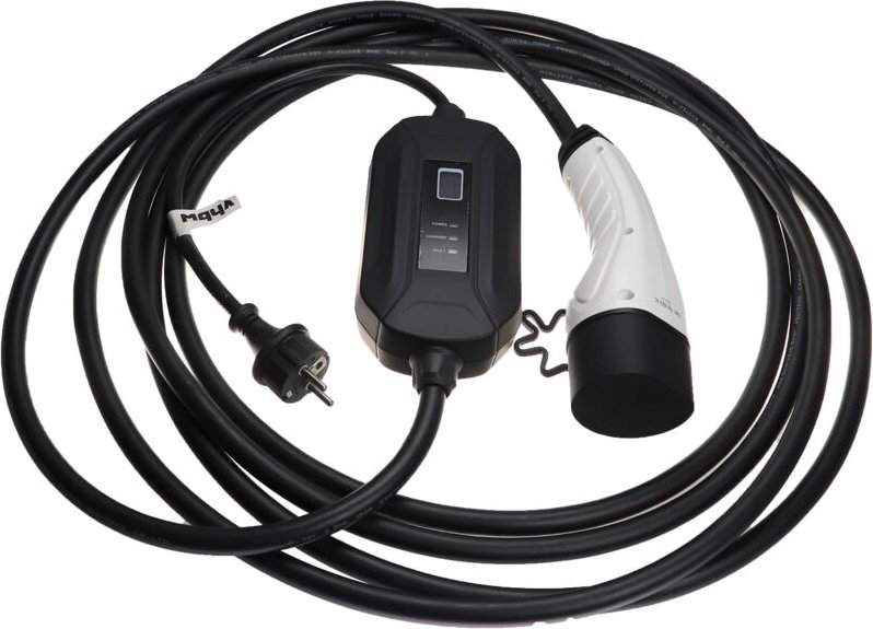 Thumbnail - Vhbw - Ladekabel Typ 2 zu Typ f cee 7/7 kompatibel mit Fiat Grande Panda Elektroauto, 1-phasig, 16 a, 3,5 kW, 7 m