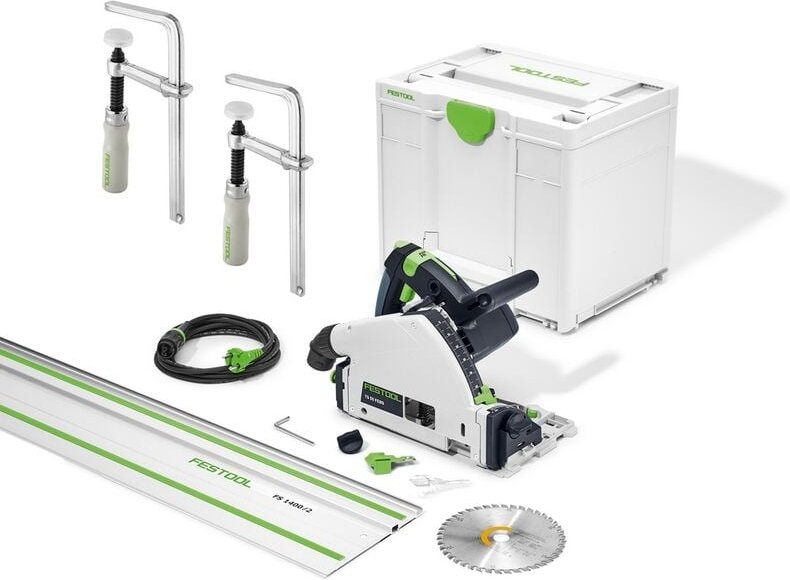 Tauchsäge ts 55 febq Plus fs Führungsschiene 1400/2 fsz 120 SYS3 m 337 - Festool