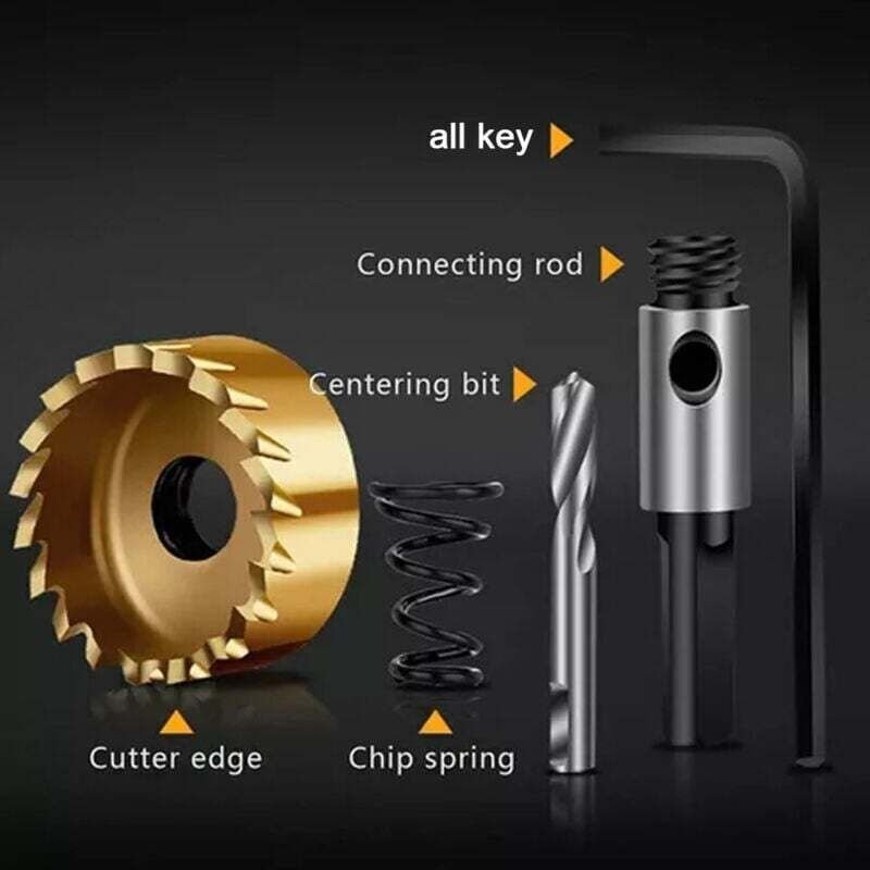 5-teiliges HSS-Lochsägen-Set (16–30 mm) – Für Metall, XU, Holz, Edelstahl, Profi-Qualität, scharf und präzise, rutschfes...