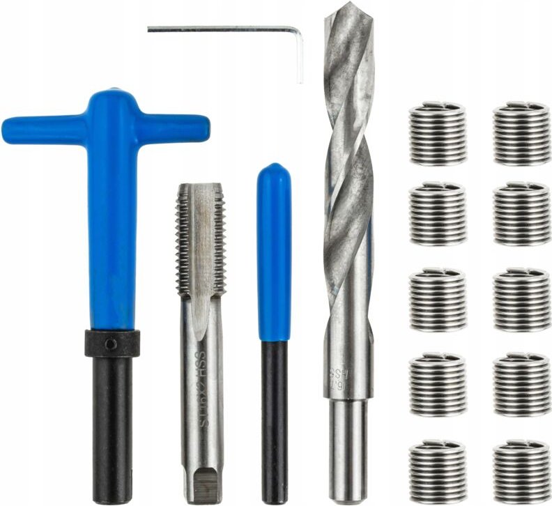 Reparaturkit für M16x2.0-Gewinde zur Reparatur gebrochener Gewinde mit 10 Federn
