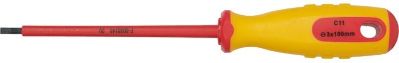 Sw-stahl - 33100L-3.0 Schraubendreher vde i Schlitzschraubendreher 3,0 x 100 mm i Elektriker Werkzeug i Elektro Schraube...