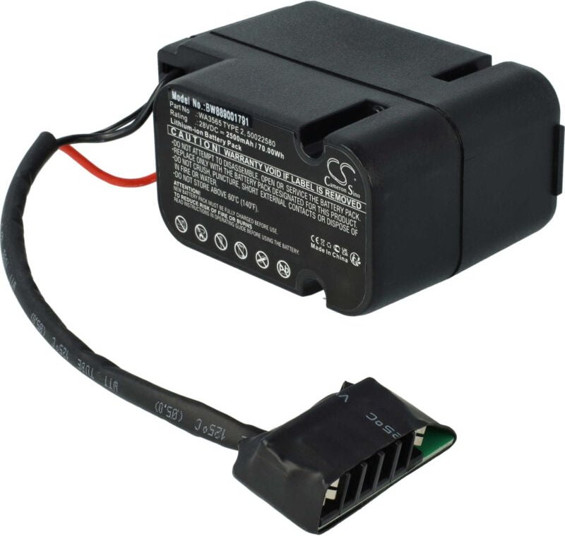 Akku Ersatz für Worx 50022580, WA3565 type 2, 50029621, 50026980, 50022713 für Rasenmäher (2500mAh, 28V, Li-Ion) - Vhbw
