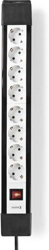 Thumbnail - Abzweigdose schutzkontakt typ f cee 77 8 fach 300 m 3680 w 16 a erdungsart seitenkontakt 230 v ac 5060 hz steckdosenwink...