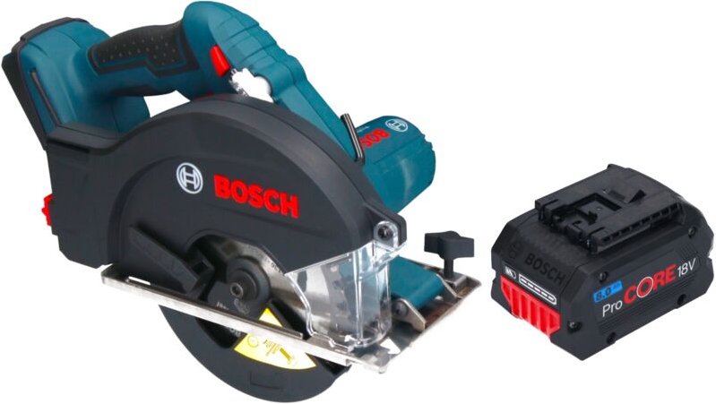 Bosch gkm 18V-50 Professional Akku Metall Handkreissäge 18 v 136 mm Brushless + 1x ProCORE Akku 8,0 Ah - ohne Ladegerät