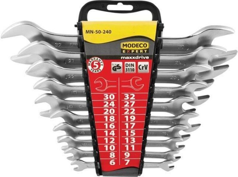 Modeco MAXXDRIVE Schlüsselset 10 Teile 6-32 mm