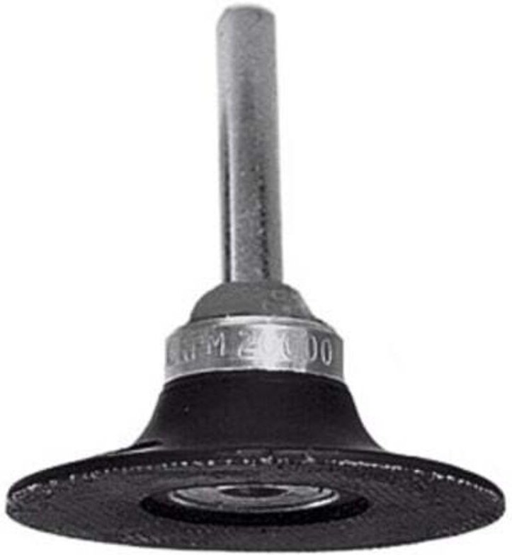 Roloc Gummi-Schleifteller, Schaftdurchmesser 6 mm, mittel, 75 mm Außendurchmesser - 3M