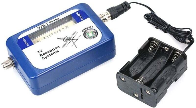 Ulisem DVB-T Finder Digitale terrestrische TV-Antenne Signalstärke Messgerät Zeiger TV-Empfangssysteme mit Kompass