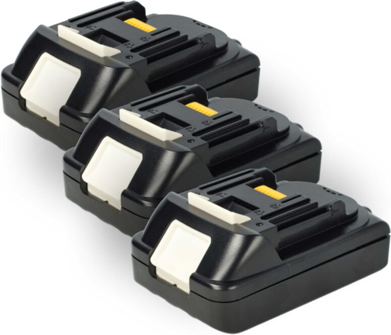 Extensilo - 3x Akku kompatibel mit Makita BTW251ZX1, BTW251W, BTW251X, BTW251RFE, BTW251FX1, BTW251Z Werkzeug (2500 mAh,...