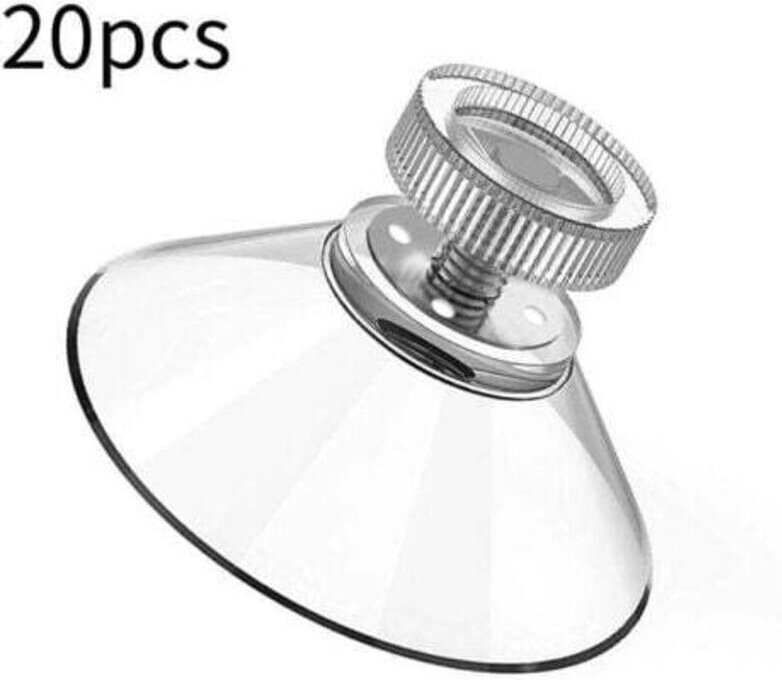 Futterspender aus transparentem Acryl mit vier extrem starken Saugnäpfen, geeignet für Balkone und andere Standorte.