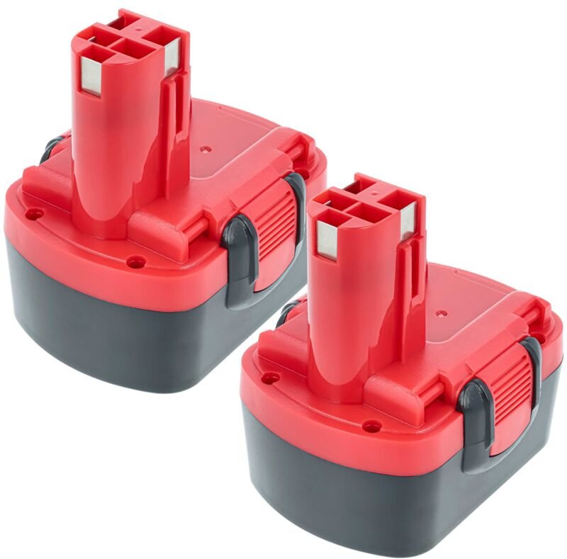 Extensilo - 2x Akku kompatibel mit Bosch 3660CK, 3660K, 3670, ahs 41, 52314, 4 ve, 4 V-i, 53514, 35614 Werkzeug (3300 mA...