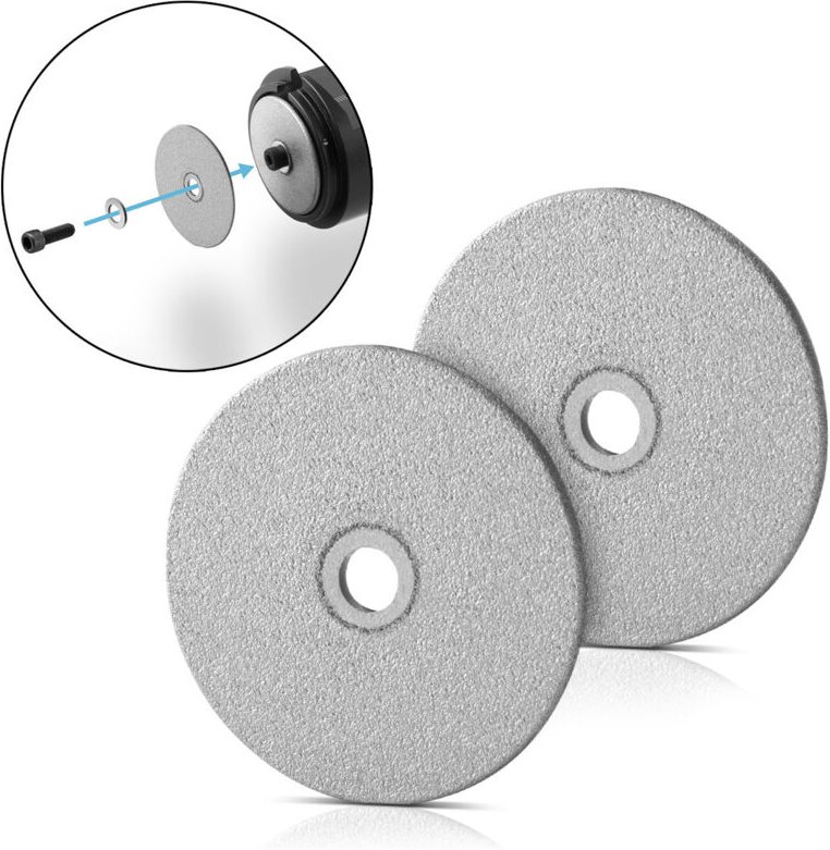 STAHLWERK 2er Set Diamant Schleifscheibe 36,8 mm für Wolfram Schleifgerät