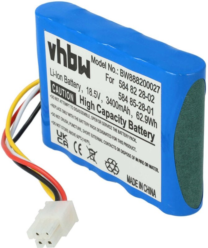 Akku kompatibel mit Gardena Sileno + R130Li, Sileno + R130LiC, Sileno + R160Li Rasenroboter Rasenmäher (3400mAh, 18,5V, ...