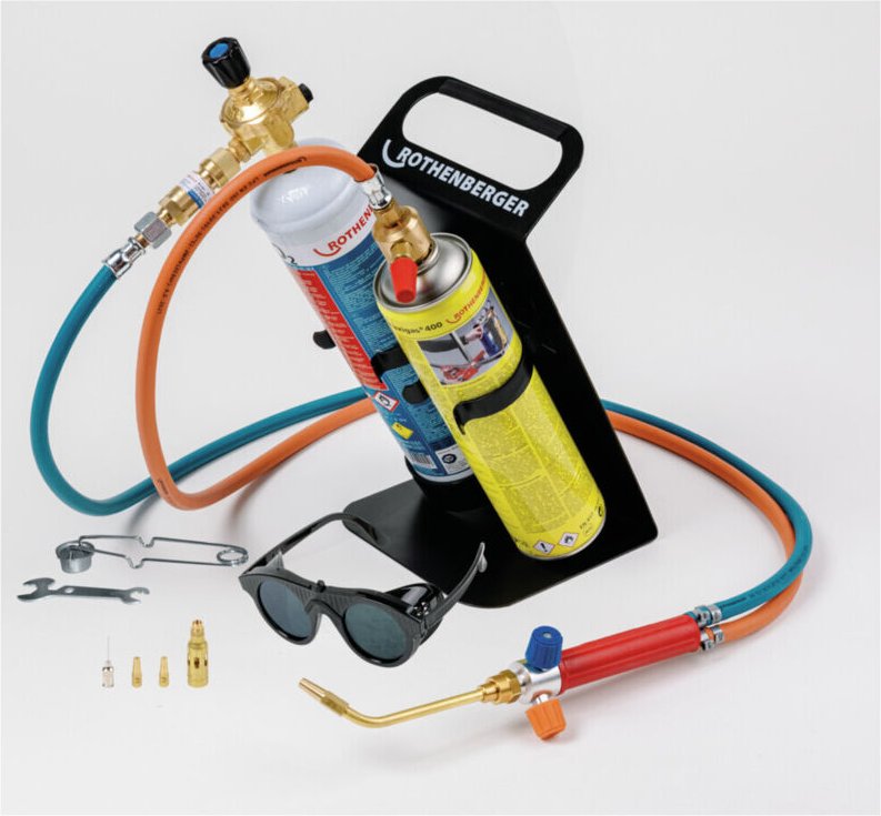 Schweißer Rothenberger Roxy Kit Plus und Maxigas 400
