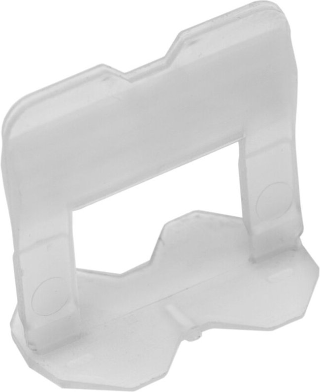 System Leveling Fliesen-Nivellierklemme Fugenbreite 1 mm 500 St transparent Fliesenwerkzeug