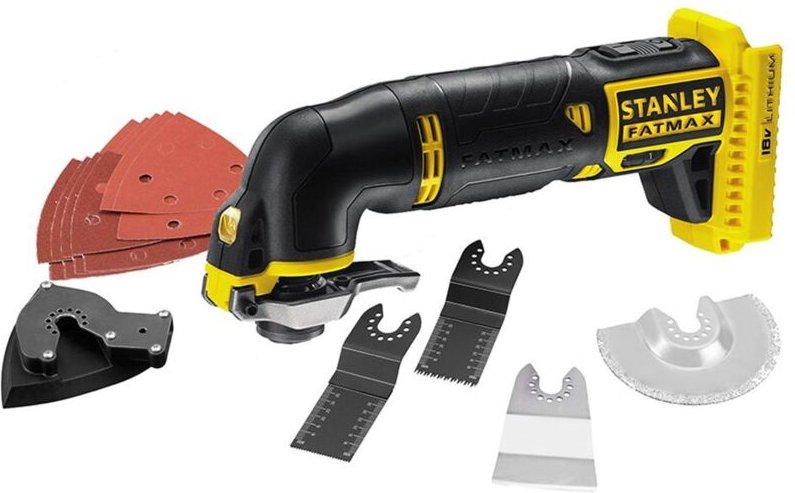 Stanley FMC710B Akku Multifunktionswerkzeug 18V mit Zubehör ohne Akku Sologerät