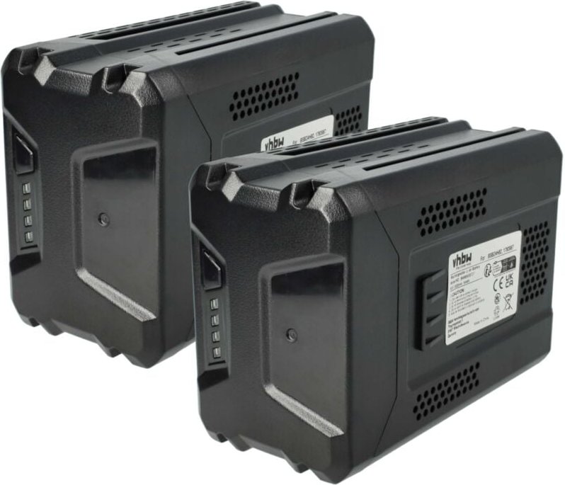 2x Akku kompatibel mit Greenworks 46 cm sp 80V GD80LM46SP, 51 cm sp 80V GD80LM51SP, 80V GD80BCB Rasenmäher (2000mAh 80V ...