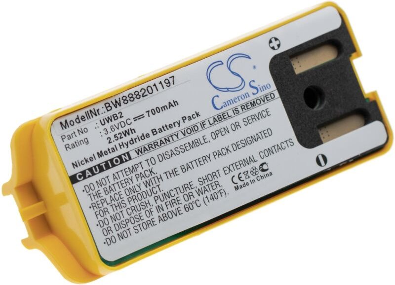 vhbw 1x Akku Ersatz für JAY UDB2 für Funkgerät, Walkie Talkie (700 mAh, 3,6 V, NiMH)