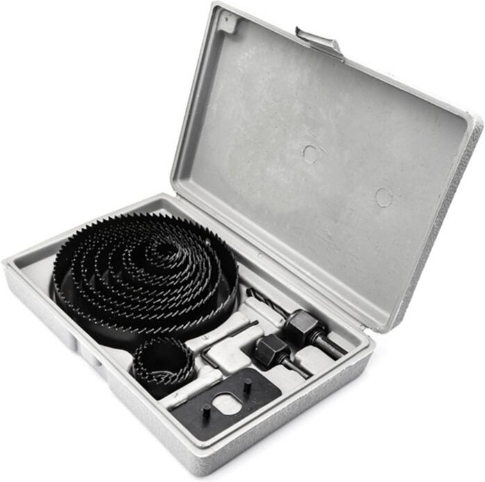 16-teiliges Lochsägen-Set, 3/4 Zoll bis 5 Zoll (19–127 mm) Sägeblätter, für Holz, Kunststoff, pvc und Trockenbau