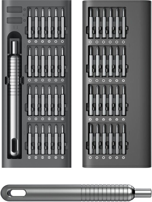51-in-1-Präzisions-Schraubendreher-Set, tragbares Schraubendreher-Set mit 48 magnetischen Bits, Sechskantschraubendreher...
