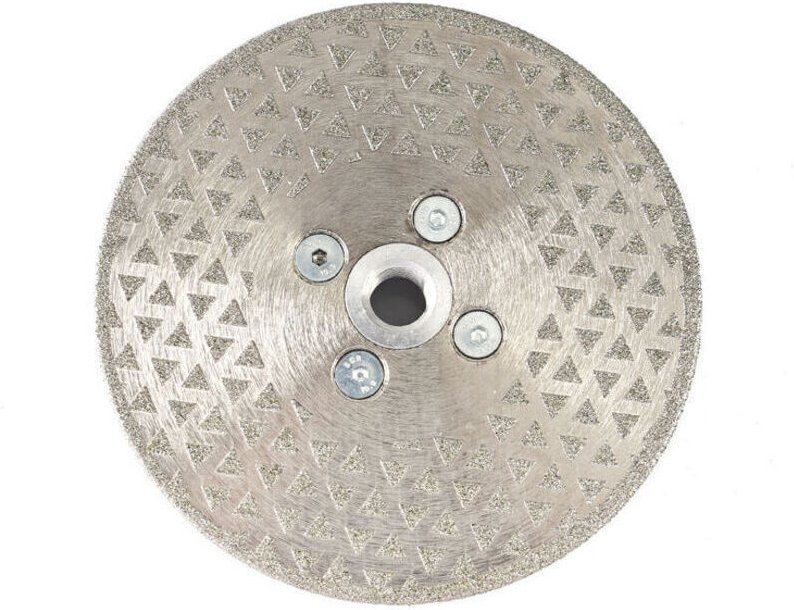 Gabrielle - Diamant-Trenn- und Schleifscheibe, 125 mm x M14, galvanisiertes Sägeblatt für Stein, Marmor, Fliesen, Granit