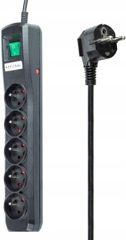 ANTI-ÜBERSPANNUNGS-Surge-Steckdosenleiste mit 5 Steckdosen, 3 m