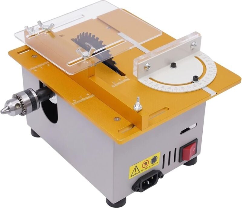 Mini Tischkreissäge, Tischsäge Kreissäge 0-29mm Schnittdicke Holzbearbeitung - 9000 U/min, 300W Elektrische Tischkreissä...