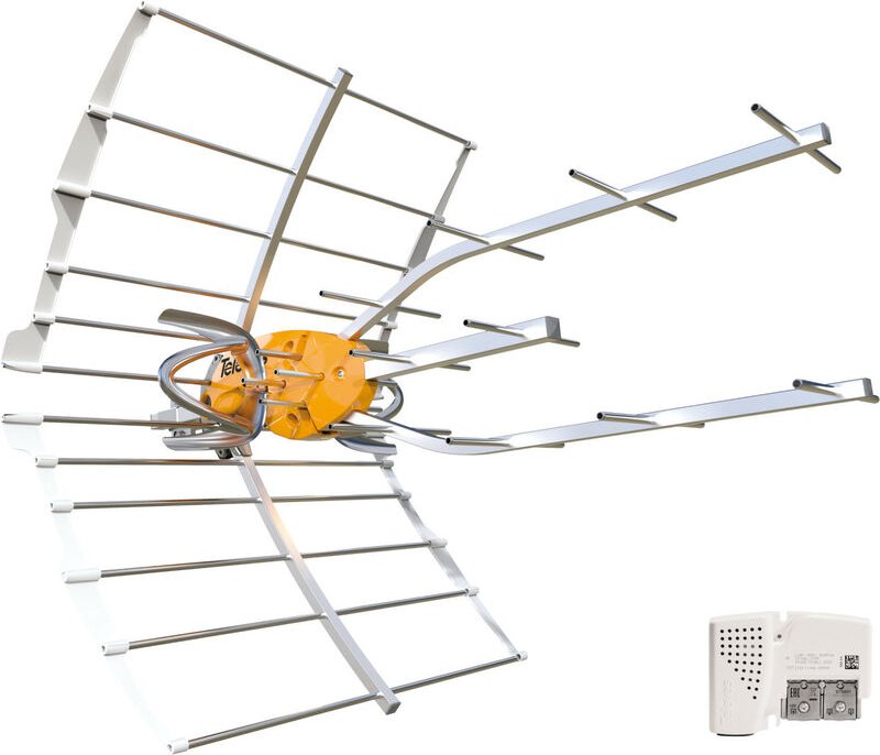 Uhf Ellipse C21-c48 38db dvb-t TV-Antenne mit Feeder Lte700 Individuell 148921