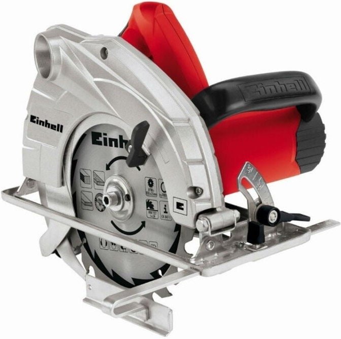 Trade Shop - einhell th-cs 1400/1 kreissägeblatt 190 mm 1400W motor soft start -