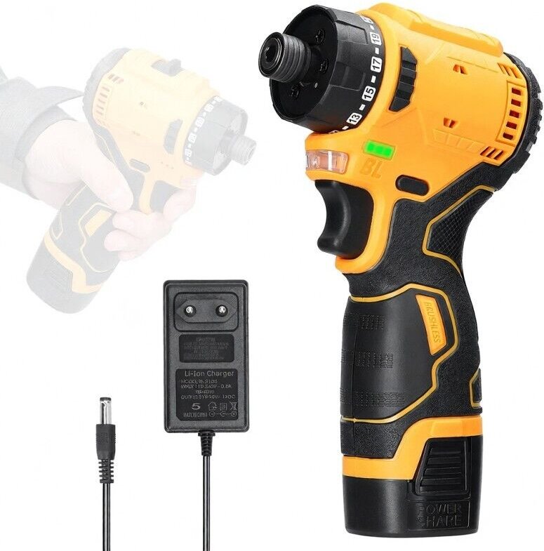 Avvitatore elettrico multifunzione al litio da 18 V, coppia di 55 Nm, per telefoni cellulari, computer ed elettrodomesti...