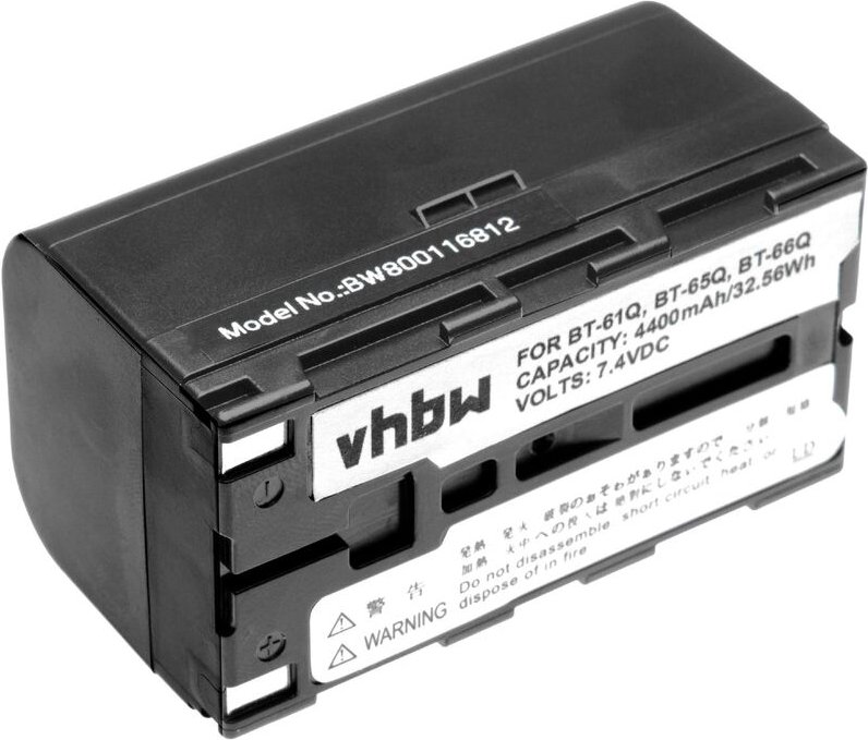 Akku kompatibel mit Topcon GTS-751, GTS-752, GTS-900, is Stations, qs Stations Messgerät (4400mAh, 7,4V, Li-Ion) - Vhbw