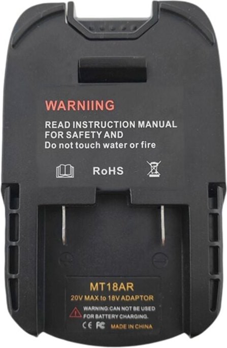 Tlily - MT18AR Akku-Adapter für 18 V/20 v Li-Ion zum / Elektrowerkzeug-Zubehör-Konverter