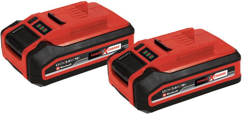 Original Einhell 3 Ah Power X-Change plus Akku (18 v, Li-Ion, universell verwendbar für alle PXC-Geräte, Ladestandskontr...