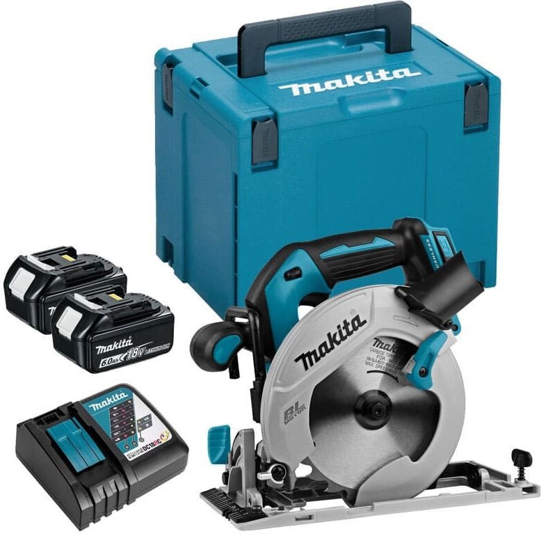 Kreissäge 18V LXT Ø165 mm (2x6,0 Ah) in MAKPAC - MAKITA DHS680RGJ