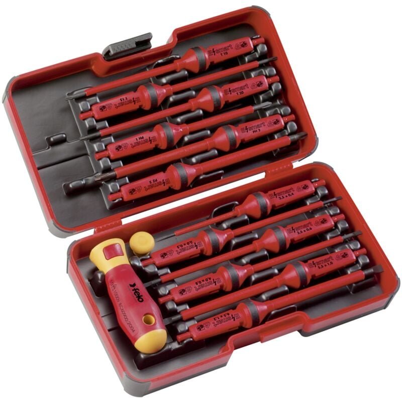 E-Smart 14-tlg. Wechselstab-Isolierset. SL/PH/PZ/TORX® Felo 06391306