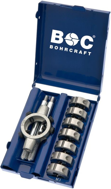 25x9 Form B HSS Matrizensatz + Wender, Mini-Box MSR8 // M3-M12 Bohrcraft 42001410007