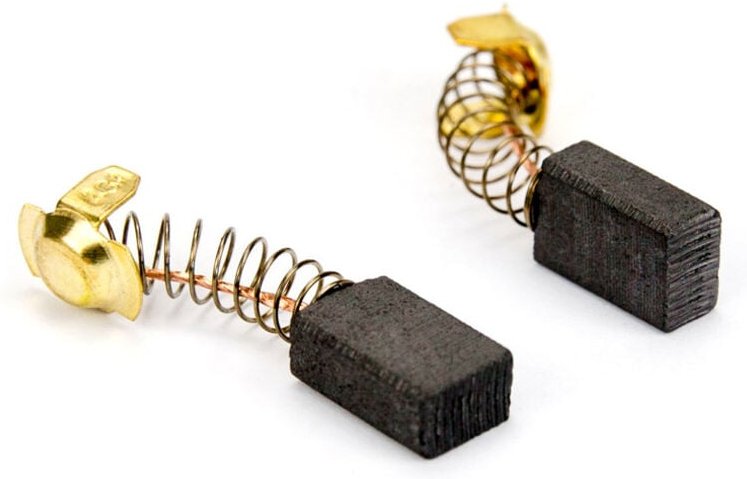 Sollbry 10 Stück Kohlebürsten passend für Dongcheng Winkelschleifer, Sander, Handbohrmaschine und Trimmer 7x17x11mm